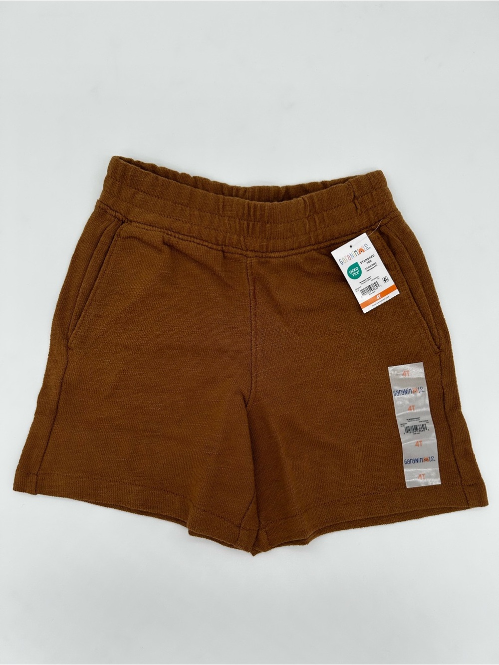 Garanimals Brown Knit Pull-On Shorts Size 4T